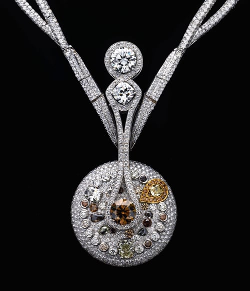 Rio Tinto Courageous Spirit Diamond Necklace Designed by Reena Ahluwalia