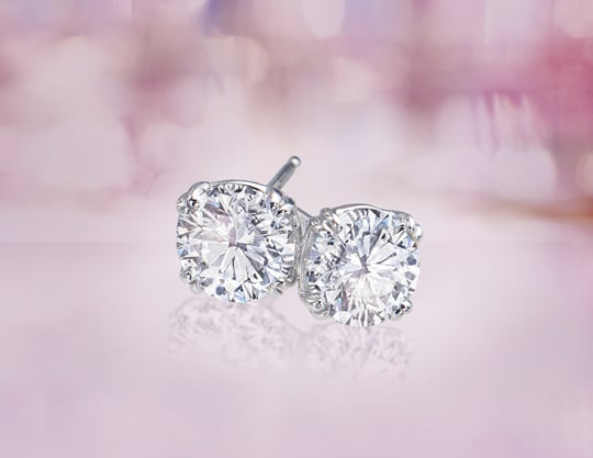 Ritani diamond studs for Cyber Monday