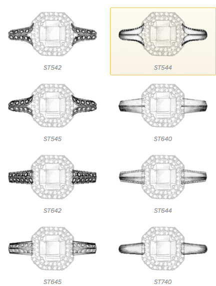 Ritani Custom Ring Designer Ring Tops