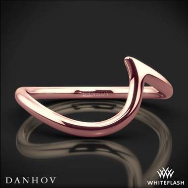 18k Rose Gold Danhov AB100 Abbraccio Classic Wedding Ring