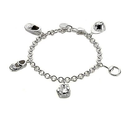 Gucci charm bracelet at Solomon Brothers