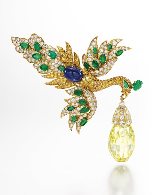 The Walska Briolette Diamond brooch by Van Cleef & Arpels