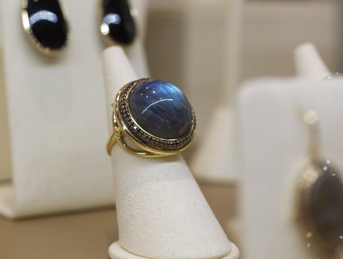 Syna Jewels Mogul Collection labradorite ring • Image Erika Winters