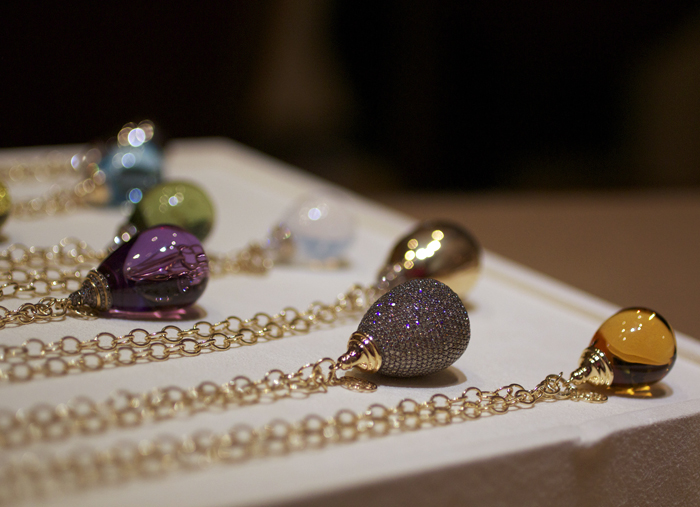 Syna Jewels Mogul collection pendants • Image Erika Winters