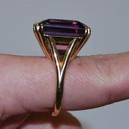 ManhattanLawyer's 15.38 Carat Amethyst Right Hand Ring (Side1 View) - image by ManhattanLawyer