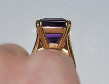 ManhattanLawyer's 15.38 Carat Amethyst Right Hand Ring (Side2 View) - image by ManhattanLawyer