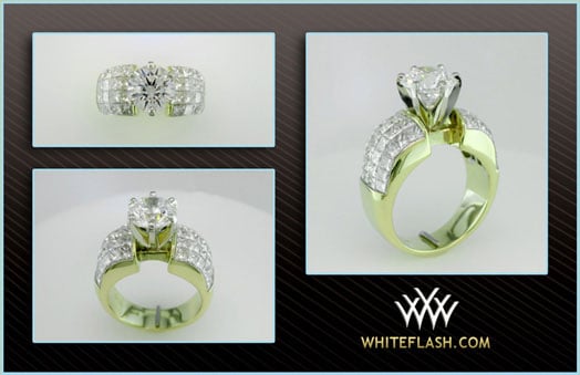 MaryAlaina's Tiffany Reproduction Reset Engagement Ring (Old Setting) - image by Whiteflash