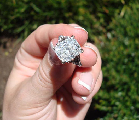 Pepper52's 5.07 Carat Modified Cushion Split Shank Engagement Ring (Sun and Ice) - image by Pepper52 Pepper52's 5.07 Carat Modified Cushion Split Shank Engagement Ring (Sun and Ice) - image by Pepper52