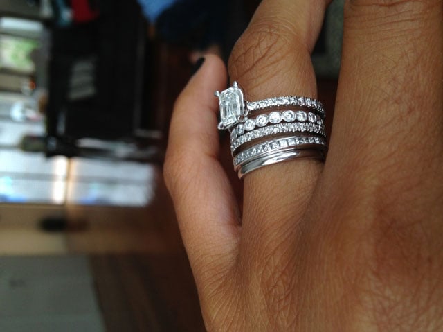 me&myboys's 10 Year Anniversary: 1.01 Ct Emerald Cut Ring (Angled View) - image by me&myboys me&myboys's 10 Year Anniversary: 1.01 Ct Emerald Cut Ring (Angled View) - image by me&myboys