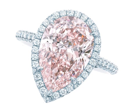 Tiffany pink diamond ring