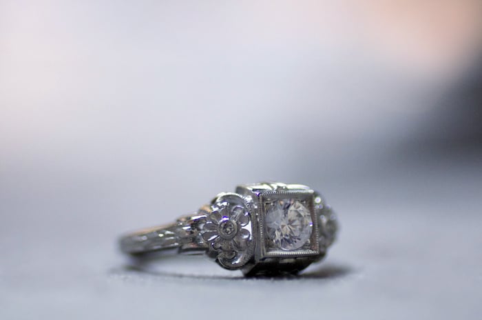 Diamond engagement ring style E.866.3 by Van Craeynest