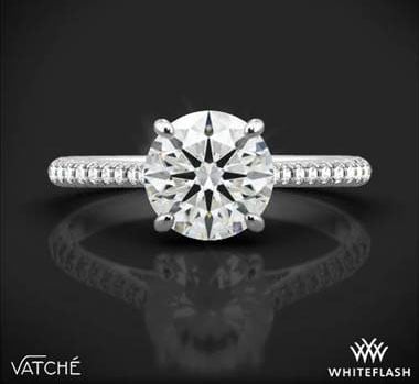 Platinum Vatche 1515 Inara Pave Diamond Engagement Ring at Whiteflash