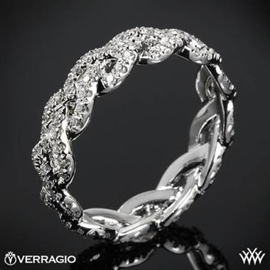 Platinum Verragio WED-4023 Eternal Braid Diamond Wedding Ring at Whiteflash