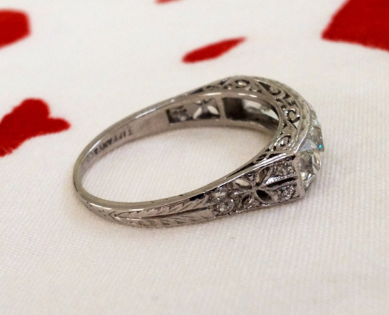 Vintage Tiffany French Cut Diamond Ring