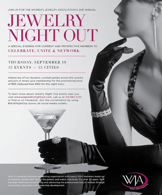 Join the Women's Jewelry Association for Jewelry Night Out!