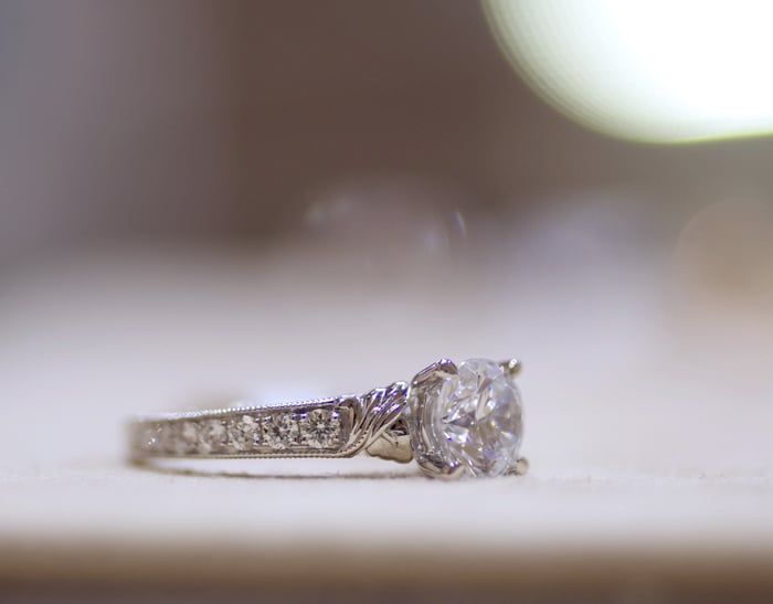 Yael Designs Novelique Collection: engagement ring style 09281 • Image Erika Winters