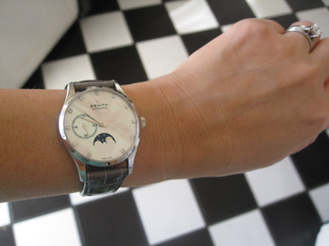 Zenith Heritage Ultra Thin Moonphase Ladies Watch