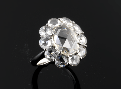 Von Bargen'srose cut diamond ring 