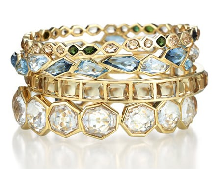 18k bangle bracelets by Allia