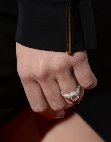 Amber Heard's engagement ring