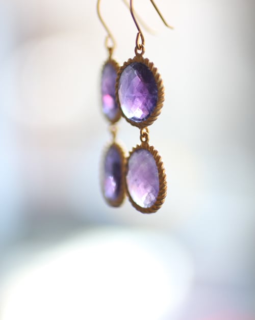 amethyst earrings