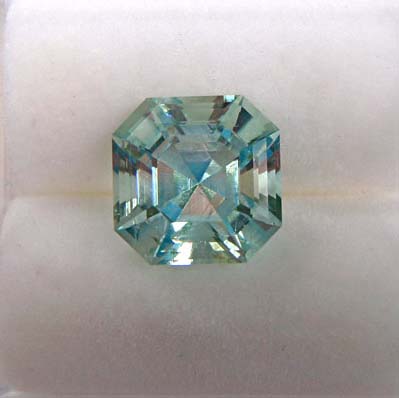 asscher cut aquamarine