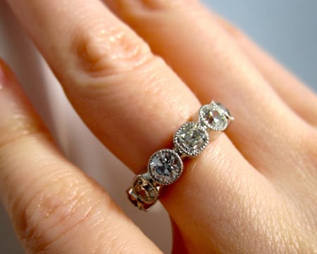 Bezel Diamond Eternity Ring
