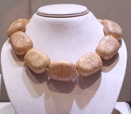 bavna pave diamond necklace Couture 2011