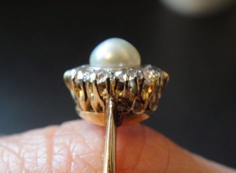 Heirloom Pearl and OMC Ring Heirloom Pearl and OMC Ring