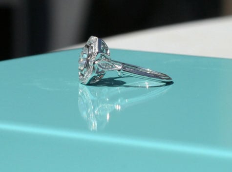 Beverley K halo diamond ring