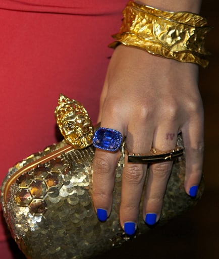 Beyoncé's blue sapphire ring for Blue Ivy