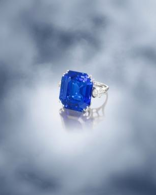 43.16-carat sapphire and diamond ring by Van Cleef & Arpels to be auctioned at Bonhams Hong Kong November 2012