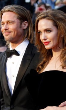Angelina Jolie and Brad Pitt: celebrity engagements 2012 Angelina Jolie and Brad Pitt: celebrity engagements 2012