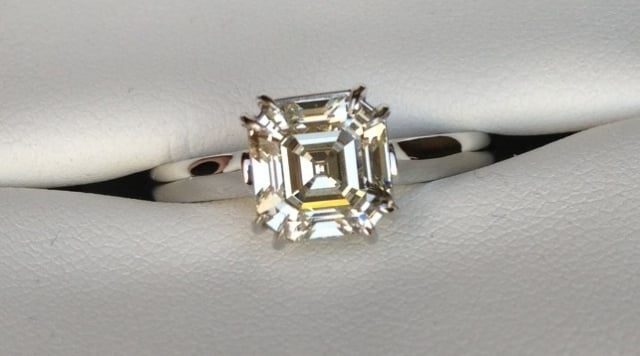 An Asscher Engagement for BriBee