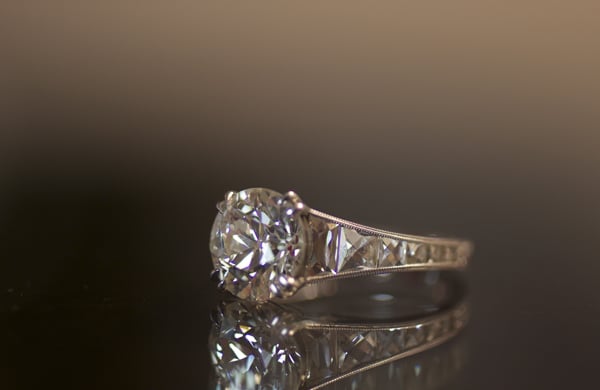 Old European Cut diamond ring