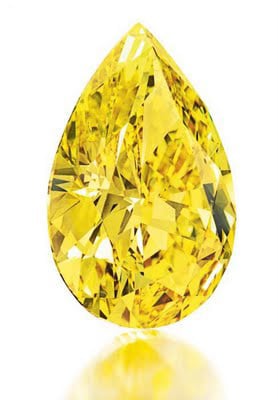 32.77 carat fancy vivid yellow diamond to be auctioned at Christie's