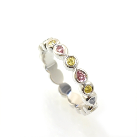 Cokitty Custom Fancy Colored Diamond Ring Cokitty Custom Fancy Colored Diamond Ring