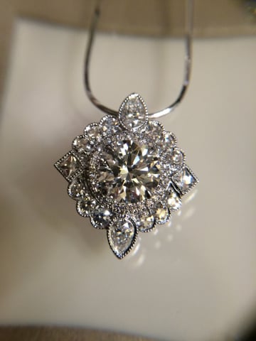 Diamond ring to pendant conversion - image by Elysian