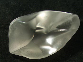 2.44 carat rough diamond found at Crater of Diamonds State Park in Arkansas