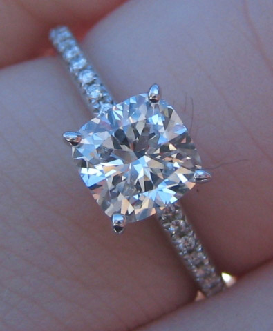 Cushion Engagement Ring