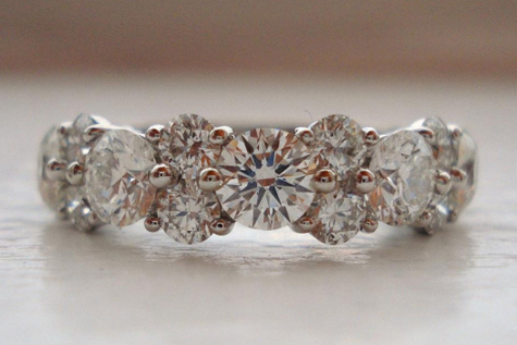 Aurora Diamond Wedding Band