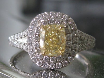 Yellow Diamond Ring