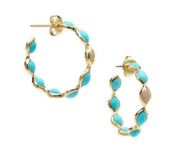 Elizabeth Showers 18kt yellow gold medium