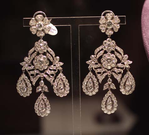 The Mike Todd Antique Diamond Earrings - Elizabeth Taylor