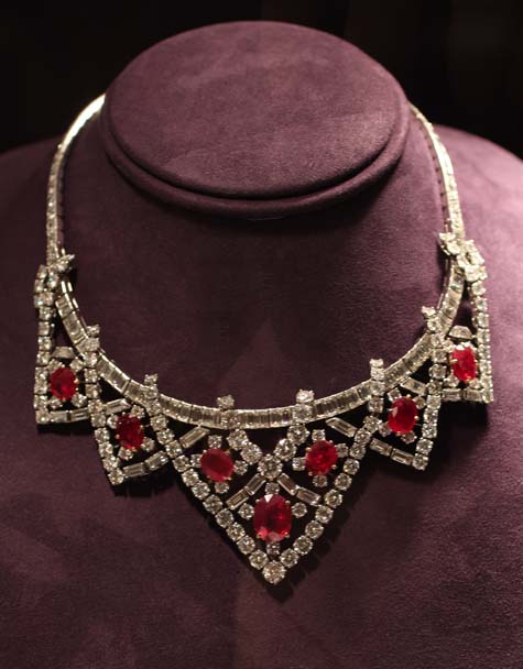 Cartier Ruby and Diamond Necklace - Elizabeth Taylor