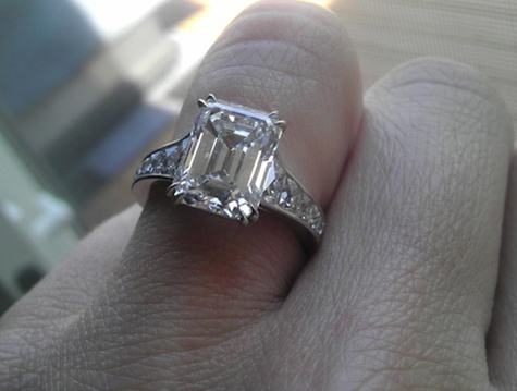 Emerald Cut Diamond Ring