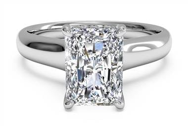 Emerald Cut Diamond Engagement Ring from Ritani