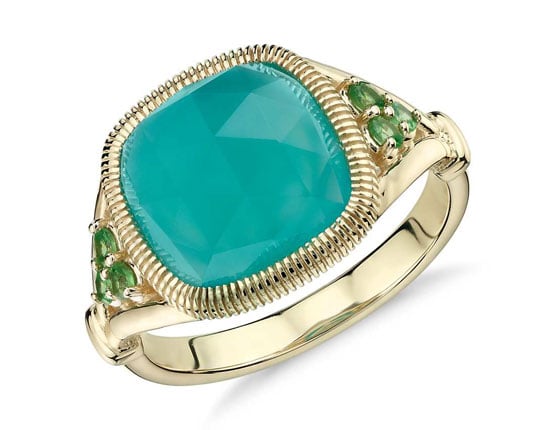 Blue Nile - Holiday Special on Frances Gadbois Aqua Chalcedony Cushion Cut Cocktail Ring