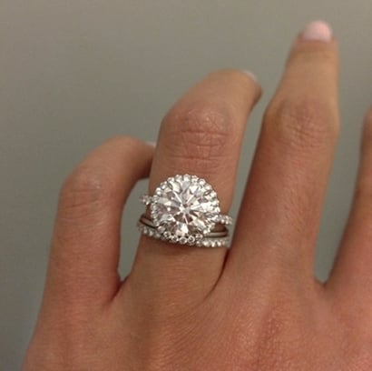 Frankiextah 3+ctw Round Brilliant in Halo Engagement Ring Frankiextah 3+ctw Round Brilliant in Halo Engagement Ring
