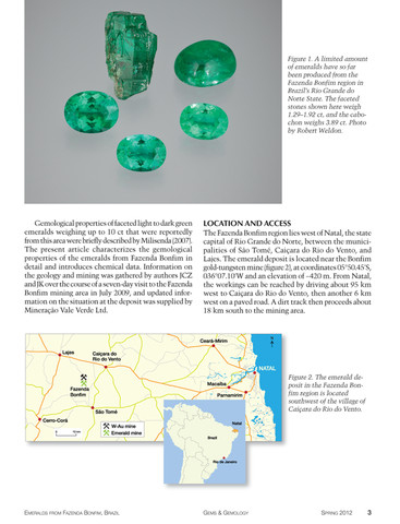 Gems and Gemology free iPad App Screenshot of Spring 2012 issue